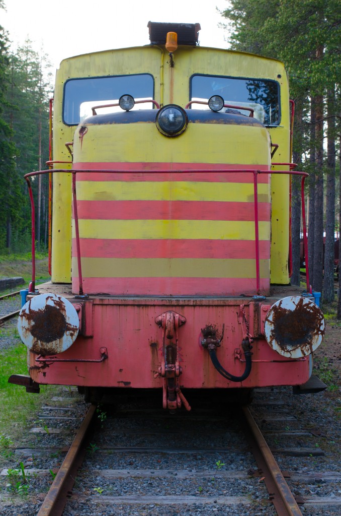 Järnvägsmuseet i Karlsvik, Luleå. Fantastiskt fint om man gillar gamla mekaniska grejor. En av skådespelarna till Pixars nästa film "Tåg". Så sött!