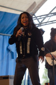 LaGaylia Frazier at Kläppenfestivalen in  Boden.