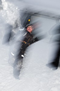 Snöbollskrig i Sävast.