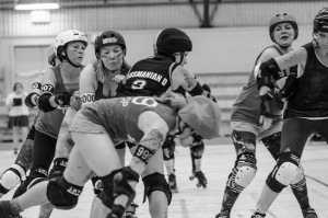 Luleå Roller Derby - Slaughters Daughters  möter Oulo Shitty City Roller.