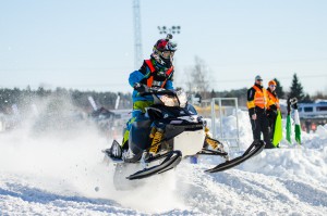 41 Ludwig Wiklund Arjeplogs SSF. Lynx. Final i Skotercross i Boden 2016
