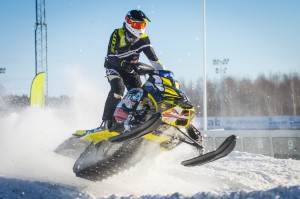 226 Linus Eriksson Lingheds SK. Team Säter´s Cykel & Motor Ski-Doo. Final i Skotercross i Boden 2016