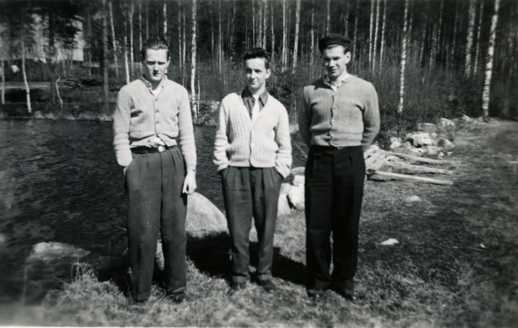 Tre killar som var inlagda på sanatoriet.