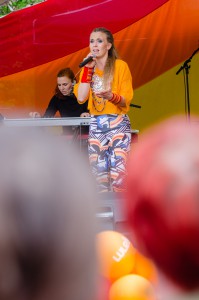 Luleå Pride 2016. Sofia Jannok, mycket bra!