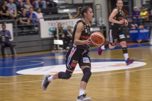 Katie Bussey. Luleå Basket vs Udominate.