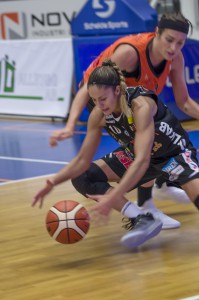 Katie Bussey. Luleå Basket vs Udominate.