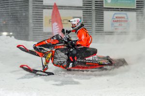 #111 Sebastian Asp, Kiruna MK Team Lundström Maskin. Boden Arena Super-X 2017.
