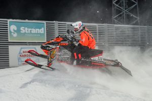 #111 Sebastian Asp, Kiruna MK Team Lundström Maskin. Boden Arena Super-X 2017.