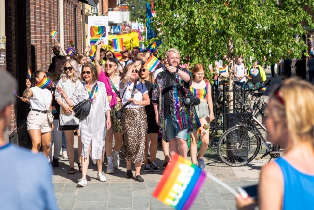 Luleå Pride 2019. Det var ett massivt tåg även i år!