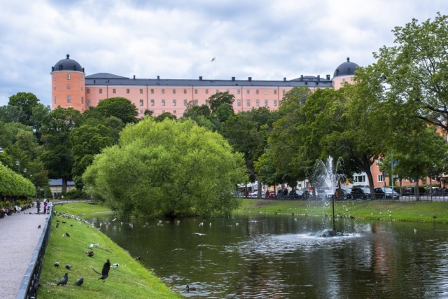 Uppsala slott, underbar färg!