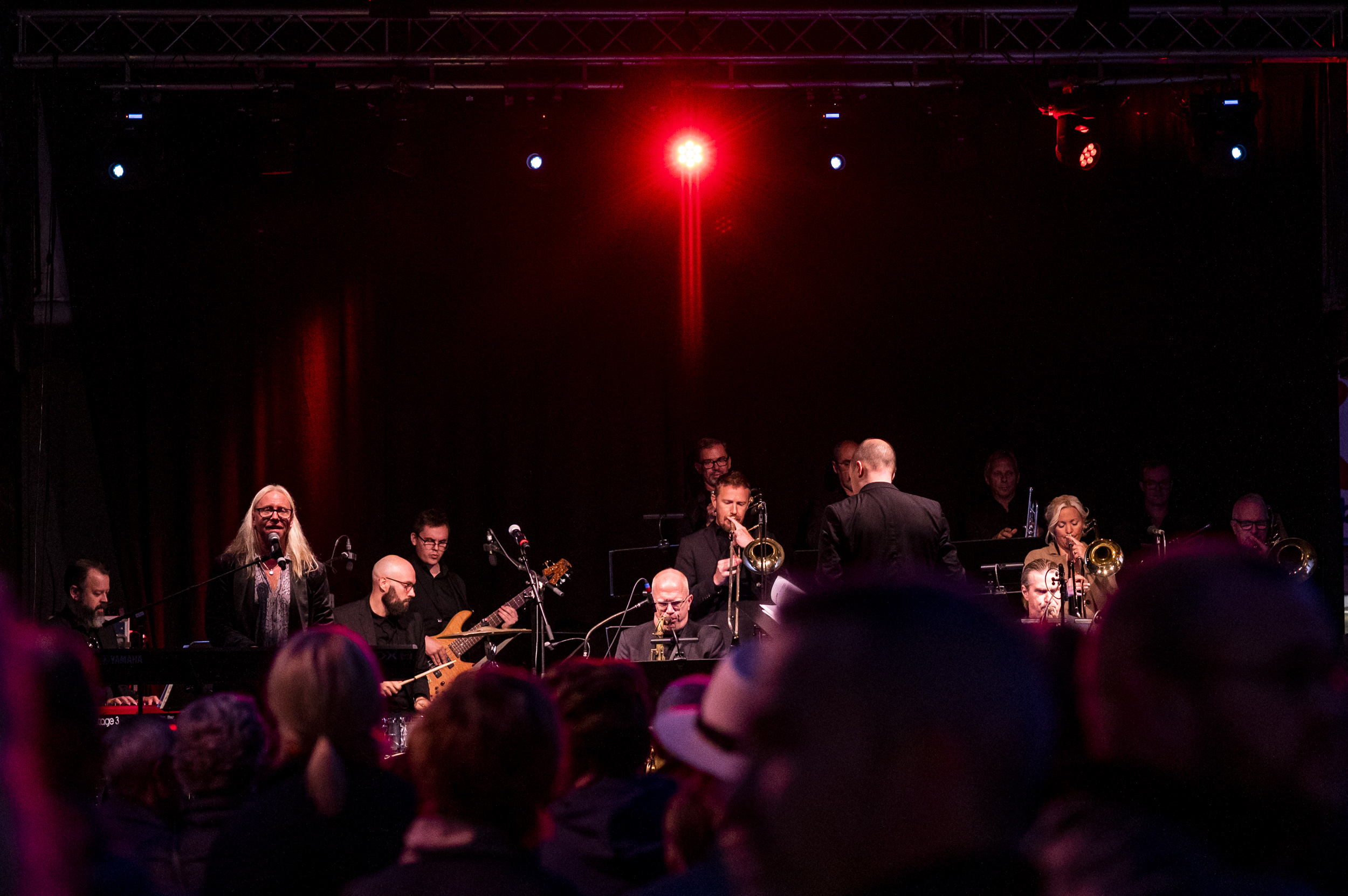 Stefan Gunnarsson och Norrbotten Big Band på Kulturnatta i Boden 2019.