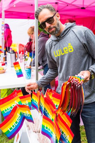 Luleå kommun visar upp sig! Luleå Pride 2018.